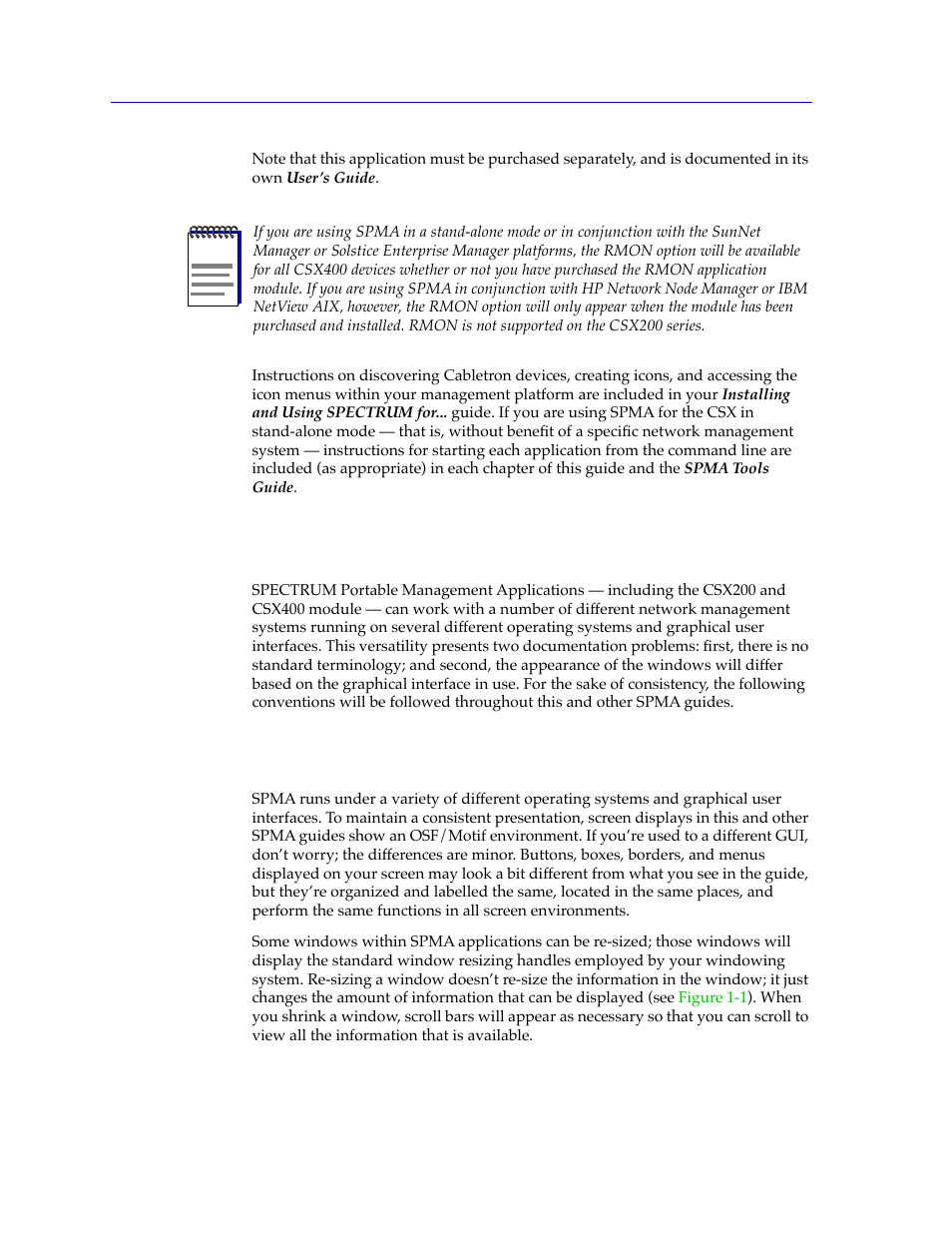 Conventions, Screen displays, Conventions -4 | Screen displays -4 | Cabletron Systems CSX400 User Manual | Page 10 / 101
