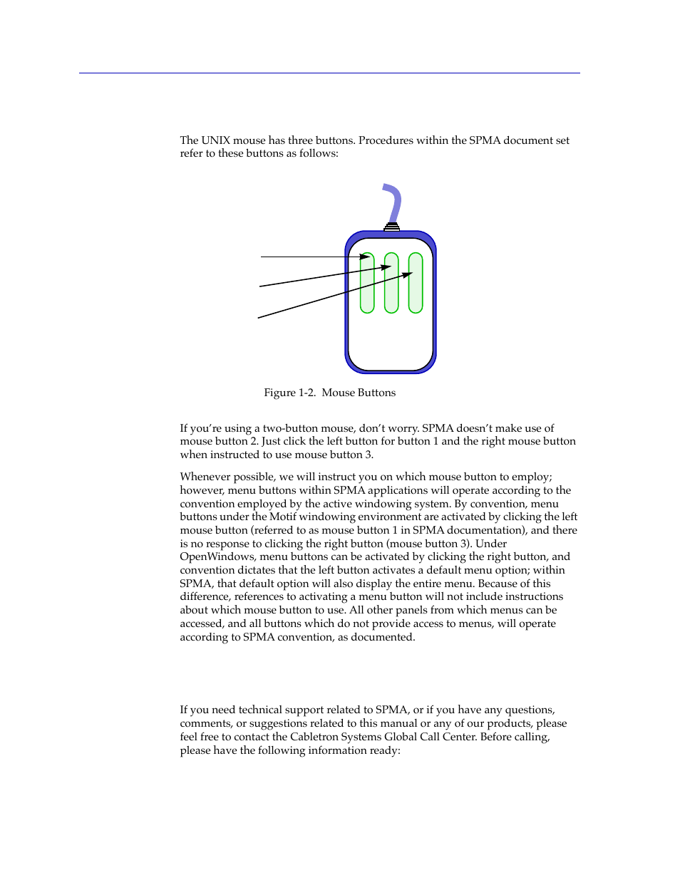 Using the mouse, Getting help, Using the mouse -6 | Getting help -6 | Cabletron Systems CSX400 User Manual | Page 12 / 101