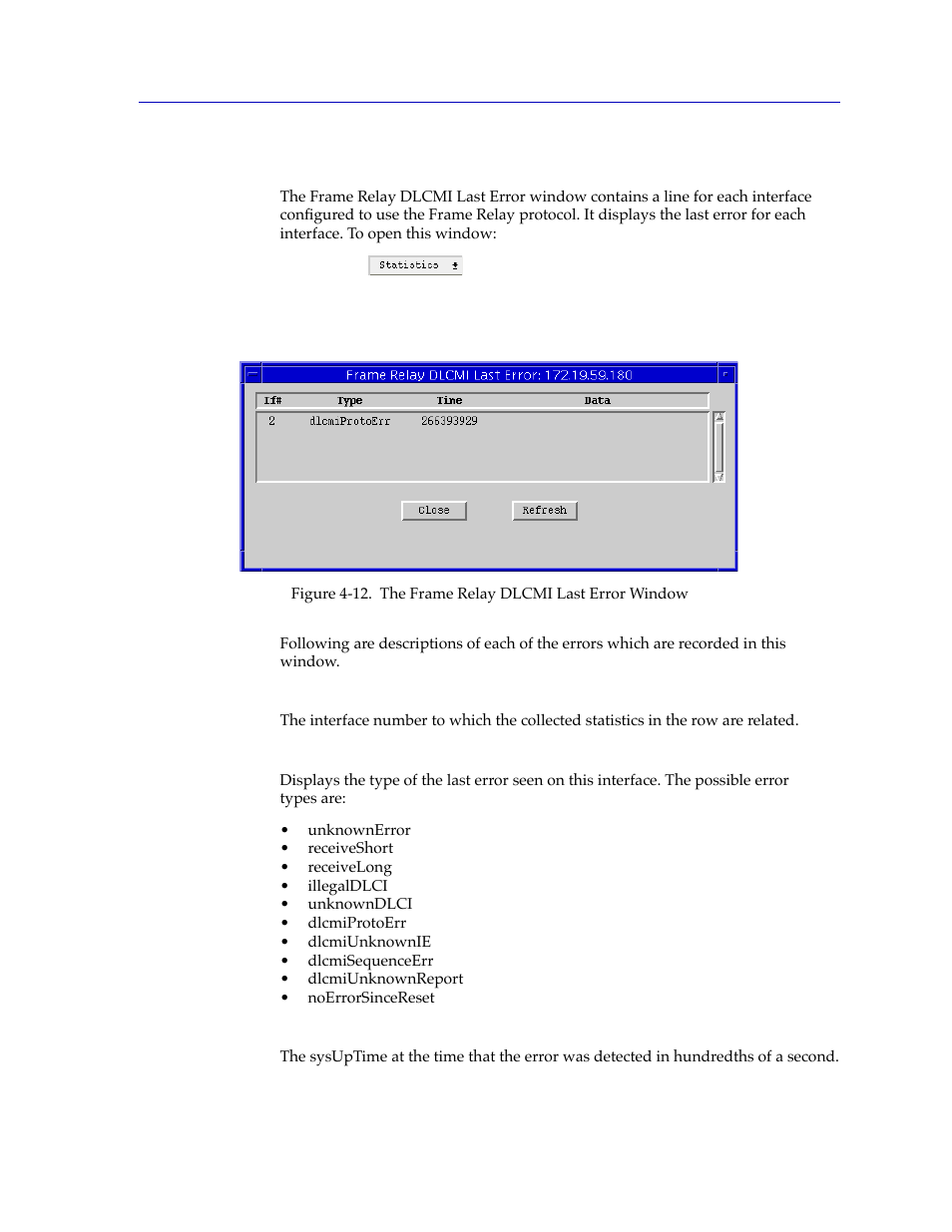 Frame relay dlcmi last error, Frame relay dlcmi last error -27 | Cabletron Systems CSX400 User Manual | Page 91 / 101