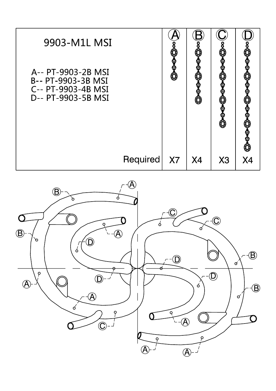 Golden Lighting 9903-M1L MSI User Manual | Page 3 / 3