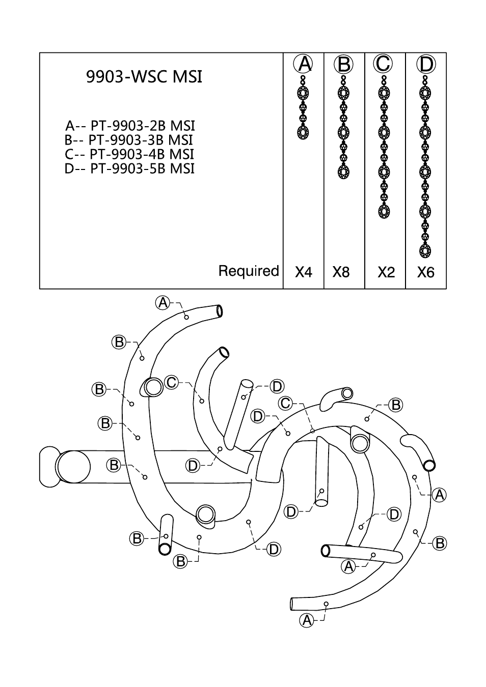 Golden Lighting 9903-WSC MSI User Manual | Page 3 / 3
