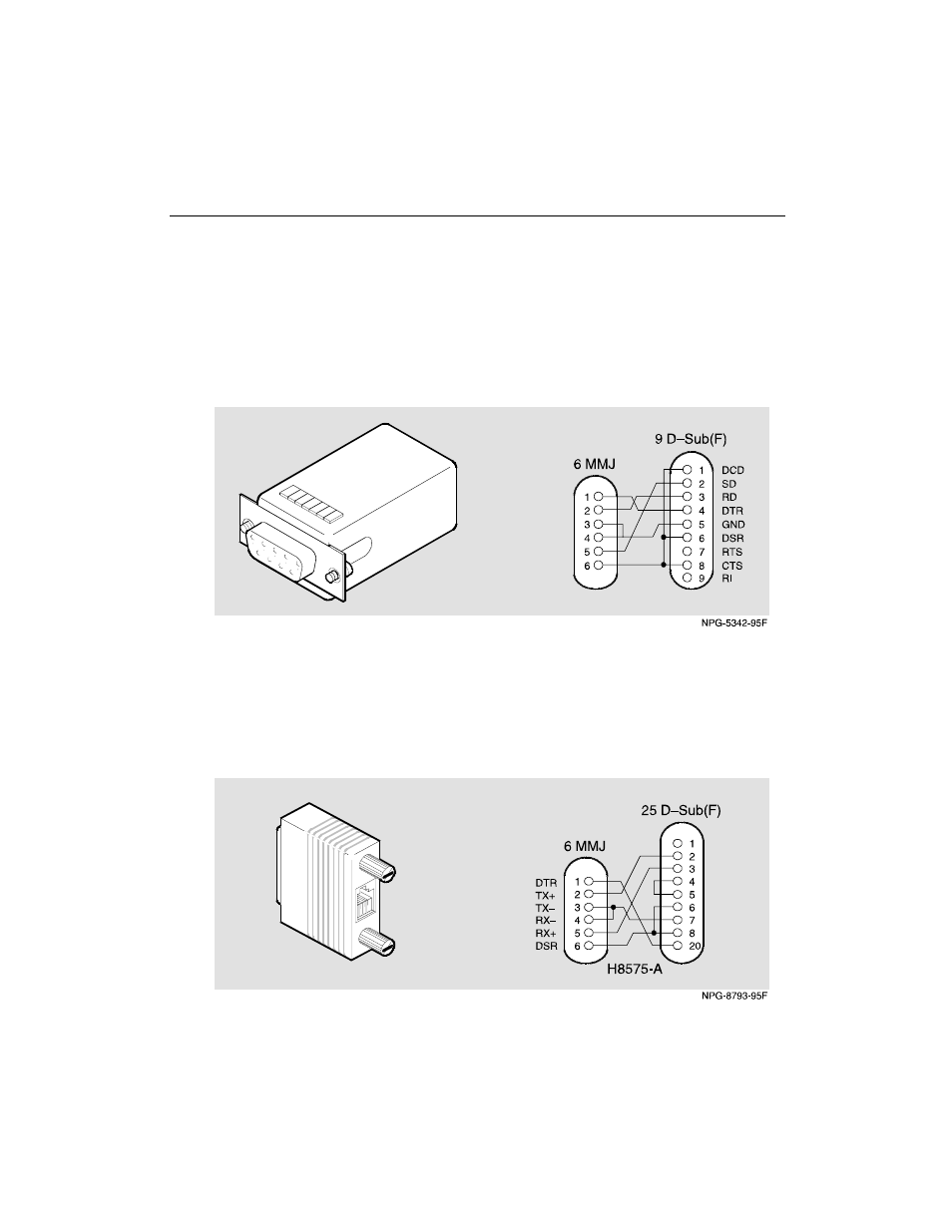 Adapters, H8575-a adapter | Cabletron Systems 520 User Manual | Page 85 / 106