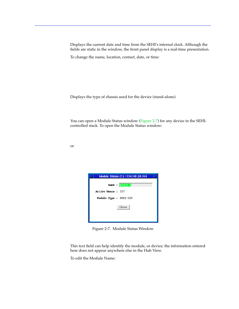 Checking module status, Checking module status -11 | Cabletron Systems SEHI-22/24 User Manual | Page 25 / 90