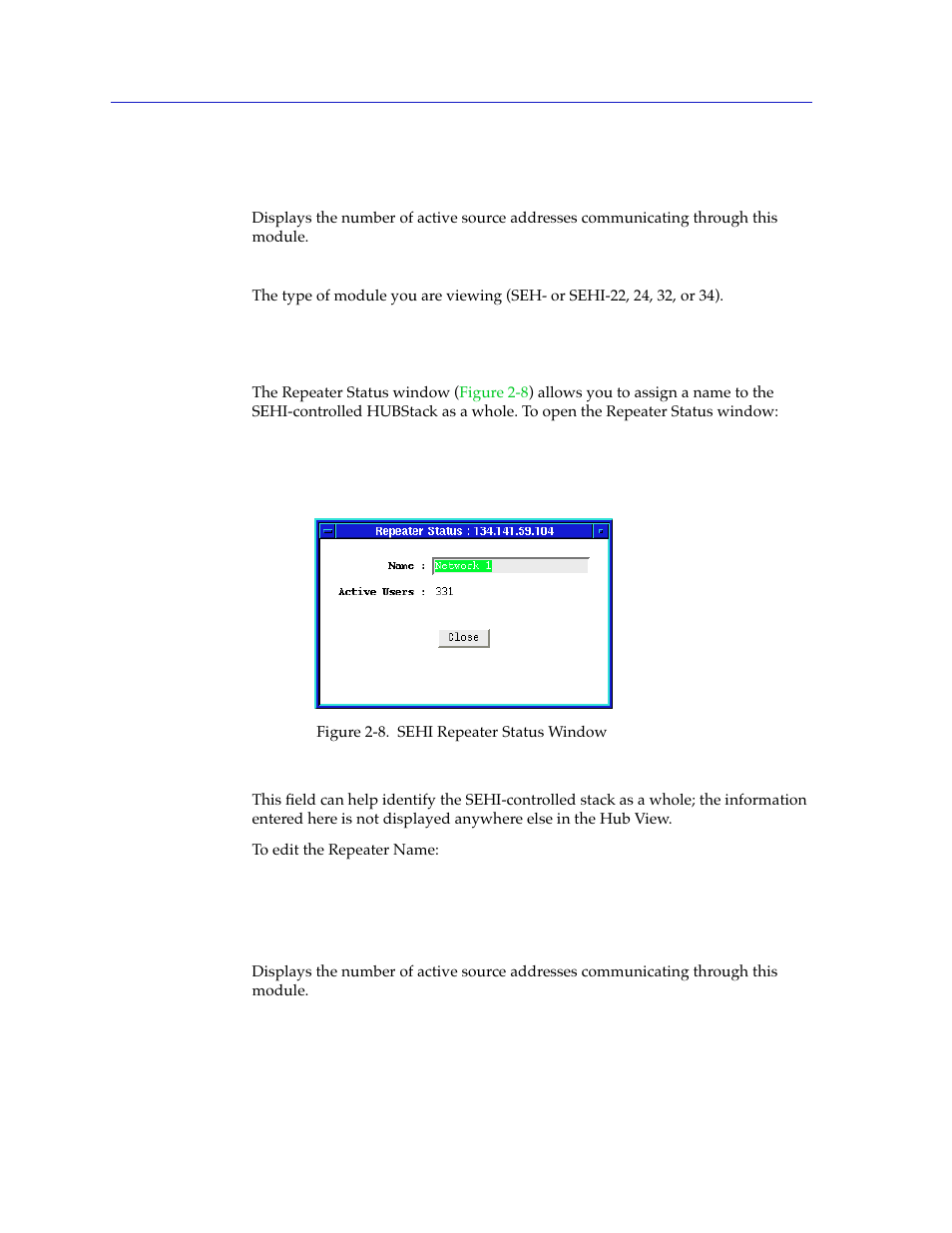 Checking repeater status, Checking repeater status -12 | Cabletron Systems SEHI-22/24 User Manual | Page 26 / 90