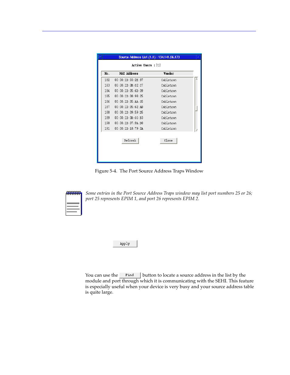 Finding a source address, Finding a source address -11 | Cabletron Systems SEHI-22/24 User Manual | Page 61 / 90