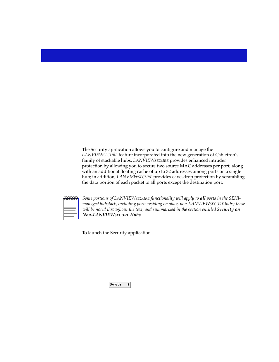 Security, Chapter 6 | Cabletron Systems SEHI-22/24 User Manual | Page 65 / 90