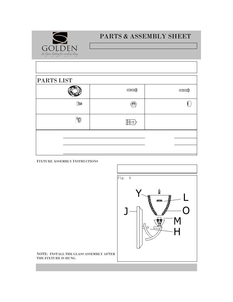 Golden Lighting 7509-BA1 PW User Manual | 2 pages