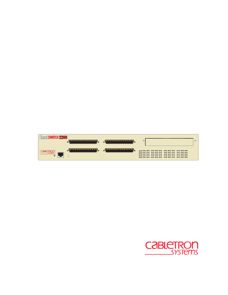Cabletron Systems 2200 User Manual | 64 pages
