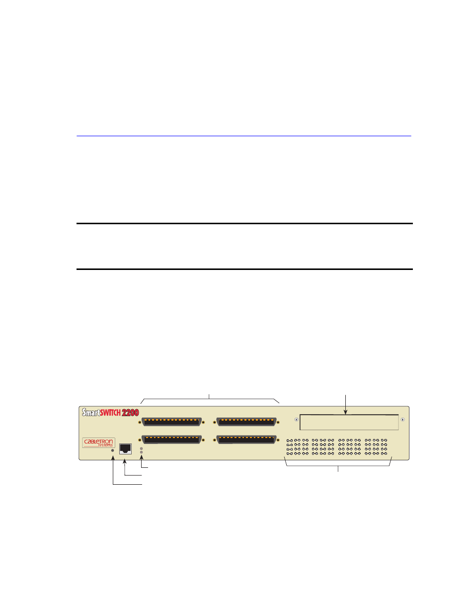 Introduction, 1 overview, Overview -1 | 2e253-49r smartswitch 2200 device -1, Chapter 1, Oduction, Important notice, Introduction 1-1 | Cabletron Systems 2200 User Manual | Page 21 / 64