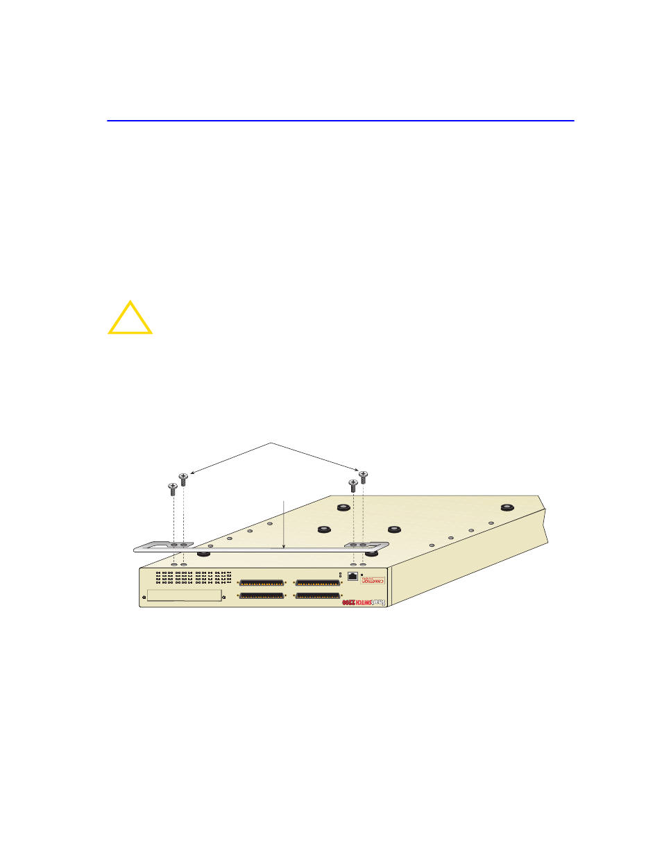 Attaching the strain-relief bracket -5, Strain-relief bracket strain-relief bracket screws, Installing the device installation 3-5 | Figure 3-2 attaching the strain-relief bracket, Reset | Cabletron Systems 2200 User Manual | Page 35 / 64