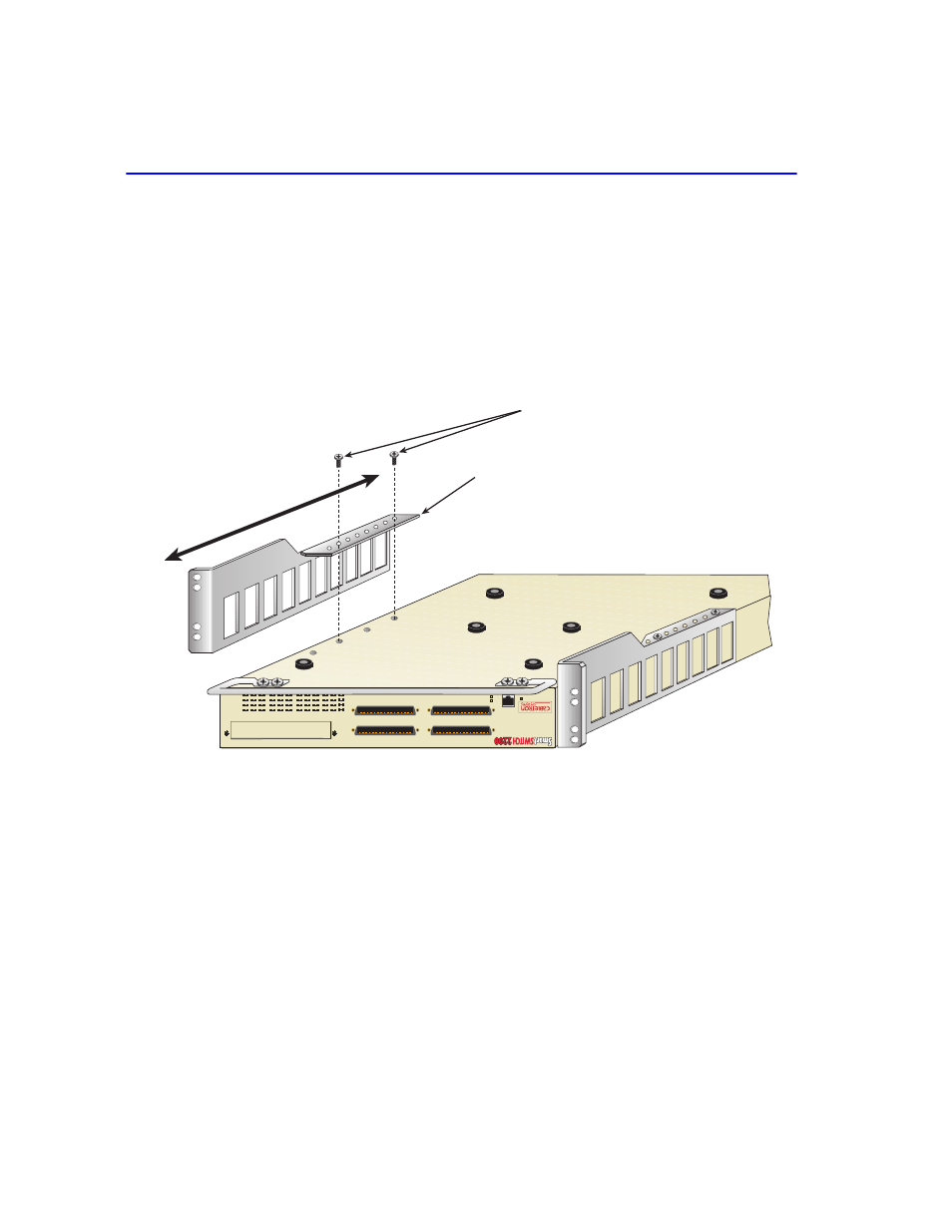 Attaching the rackmount brackets -6, Rackmount bracket rackmount bracket screws, Installing the device 3-6 installation | Figure 3-3 attaching the rackmount brackets, Reset | Cabletron Systems 2200 User Manual | Page 36 / 64