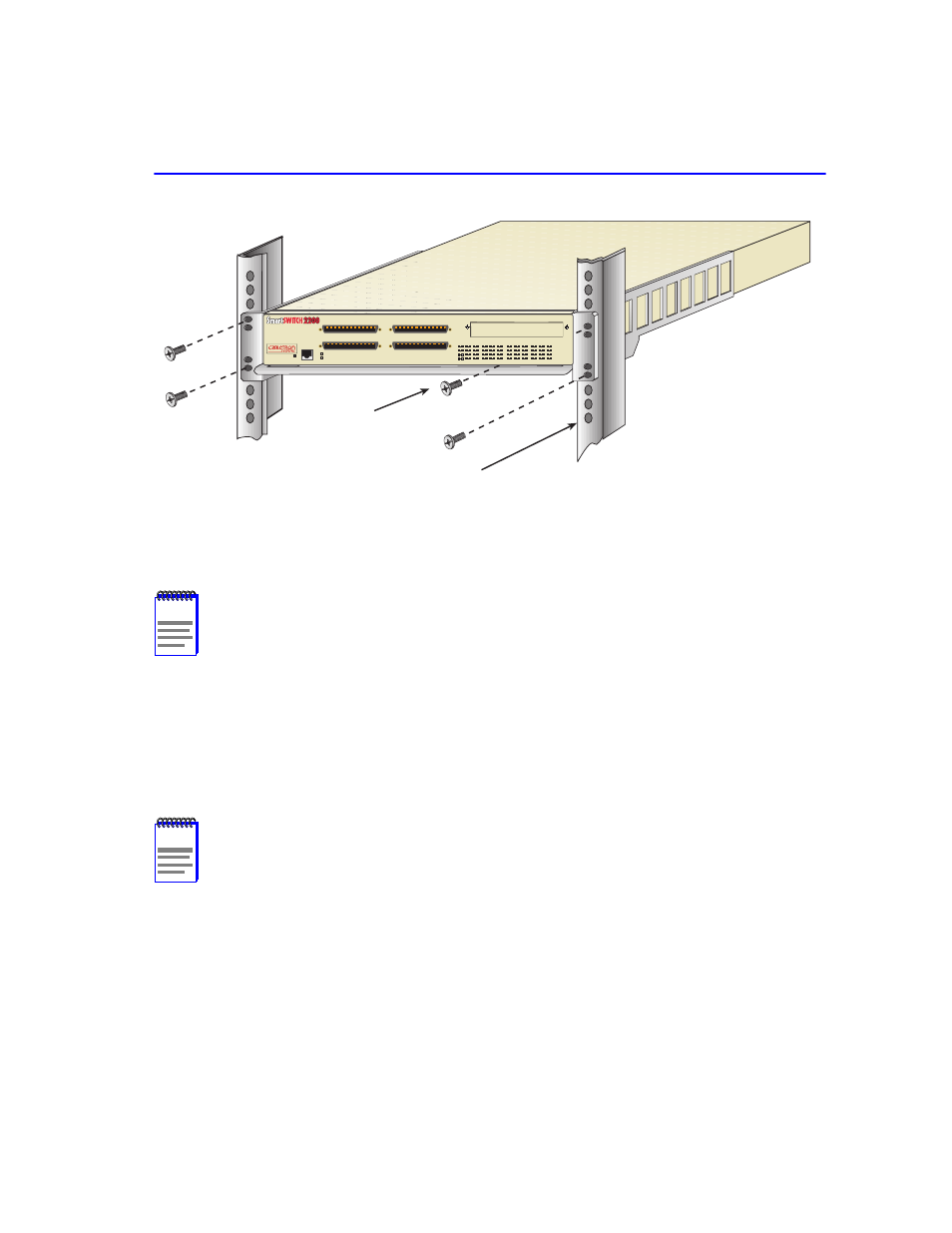 3 connecting power, Connecting power -7, Installing the device in a rack -7 | Proceed to, Section 3.3.3 | Cabletron Systems 2200 User Manual | Page 37 / 64