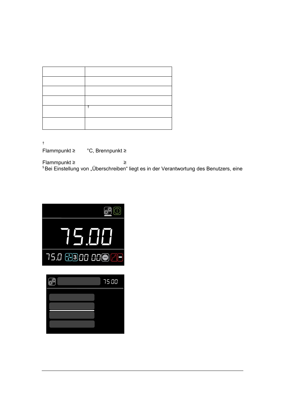 Auswahl des flüssigkeitstyps | Grant Instruments TXF200 Operating Manual User Manual | Page 110 / 214