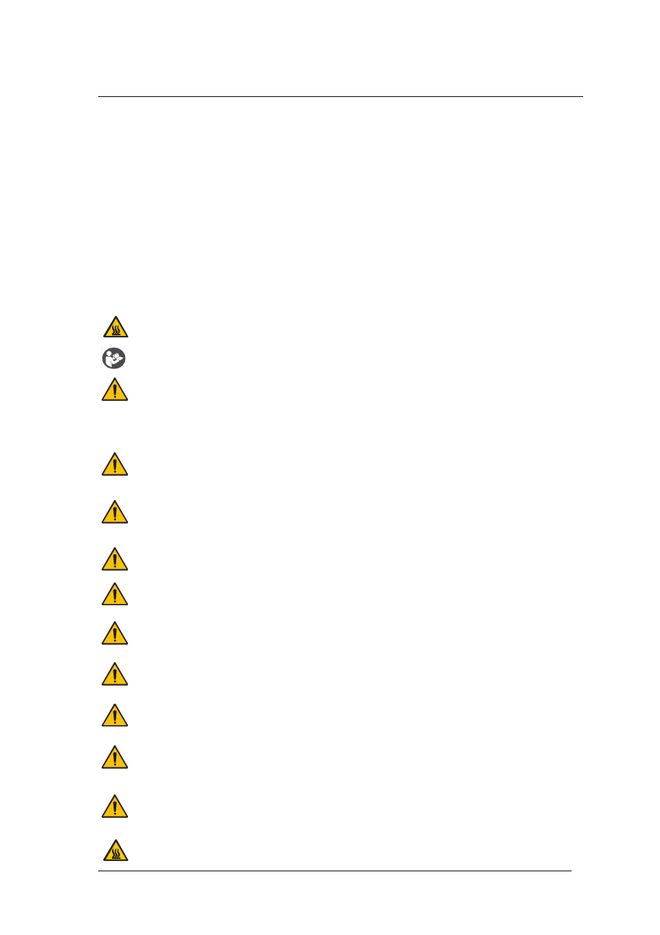 Información de seguridad, Cumplimiento en materia de seguridad, Símbolos de seguridad | Advertencias de seguridad, 0 información de seguridad | Grant Instruments TXF200 Operating Manual User Manual | Page 174 / 214