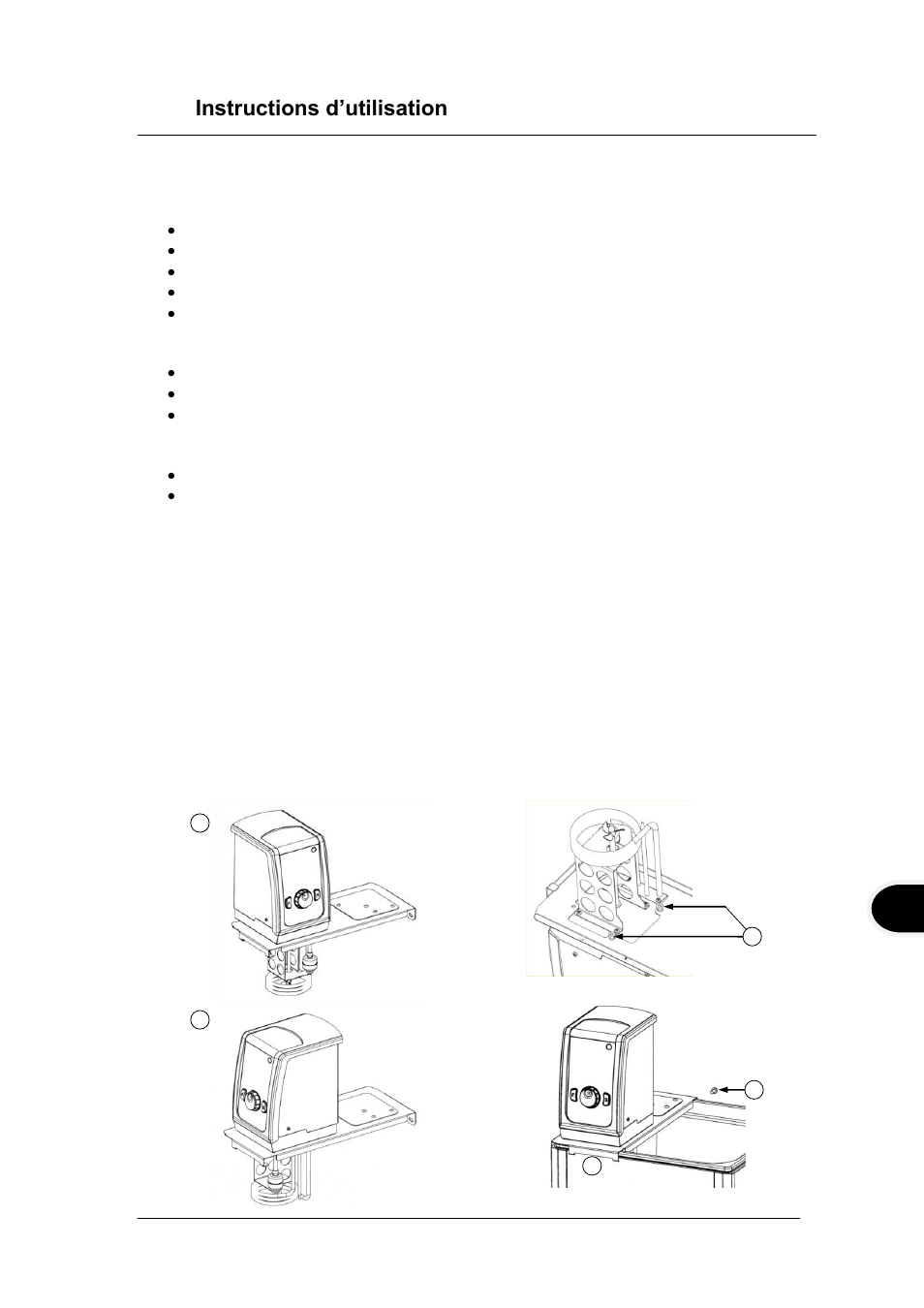 Instructions d’utilisation, Instructions de déballage, Installation d'un thermostat sur les bains st | 0 instructions d’utilisation | Grant Instruments TXF200 Operating Manual User Manual | Page 49 / 214
