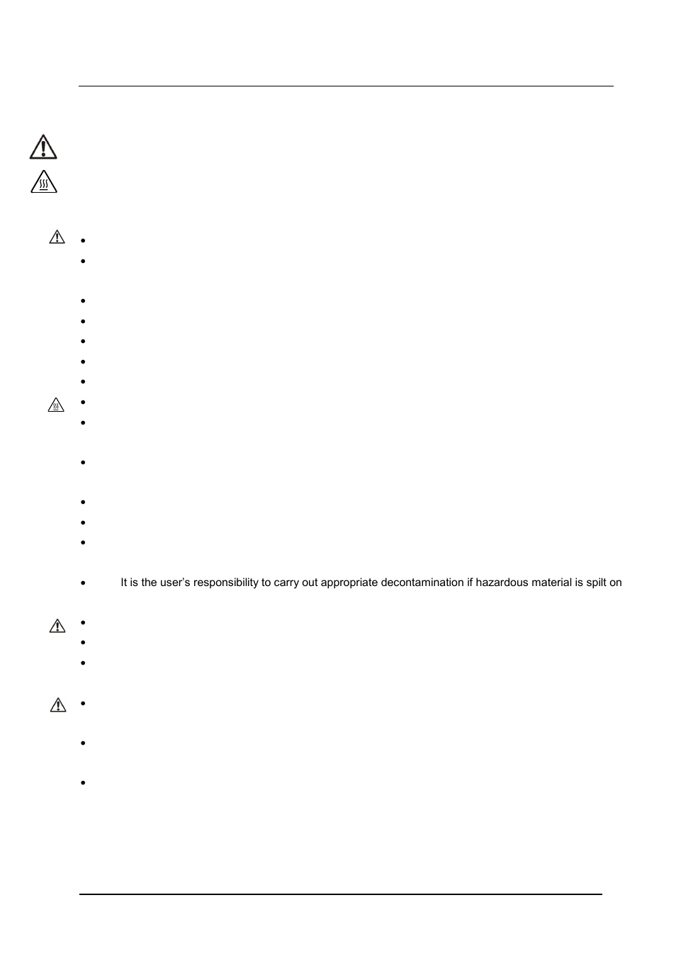 Always observe the following safety precautions | Grant Instruments CS200G User Manual | Page 3 / 28