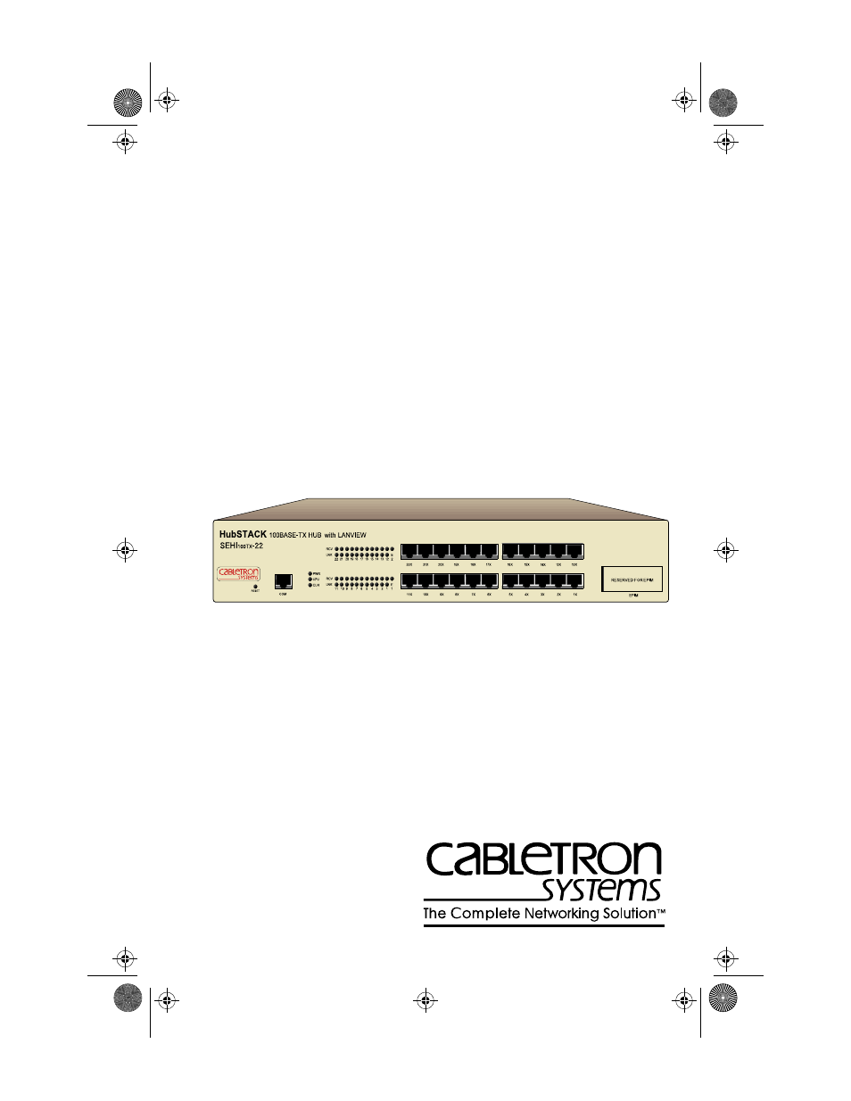 Cabletron Systems SEHI100TX- User Manual | 75 pages