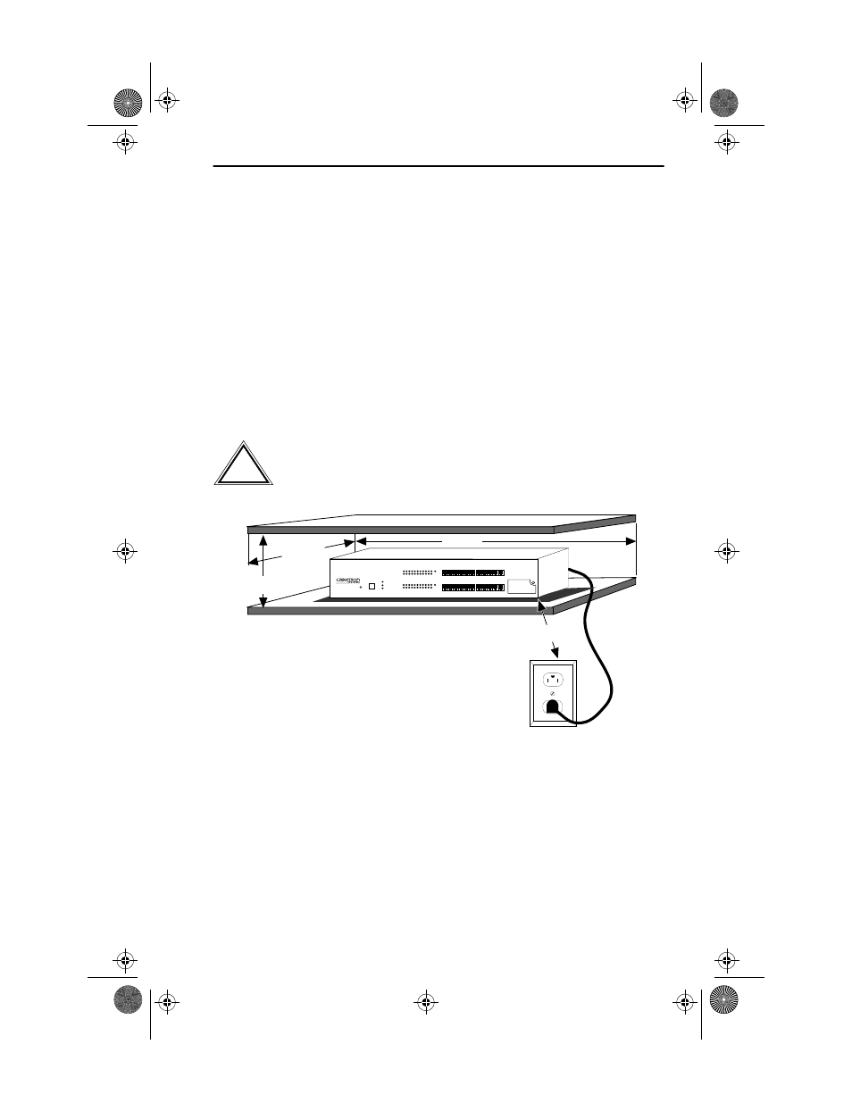 3 tabletop or shelf installation, Tabletop or shelf installation -3 | Cabletron Systems SEHI100TX- User Manual | Page 25 / 75