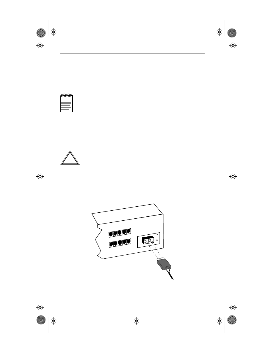 3 connecting a fiber segment to the epim-100fx, Connecting a fiber segment to the epim-100fx -4, Section 5.1.3 | Cabletron Systems SEHI100TX- User Manual | Page 35 / 75