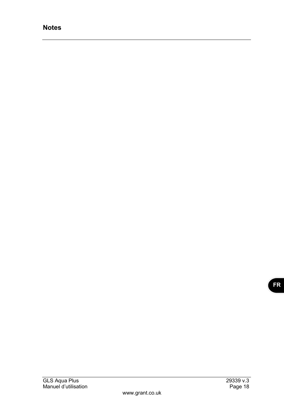 Grant Instruments GLS Aqua Plus Operating Manual User Manual | Page 37 / 94