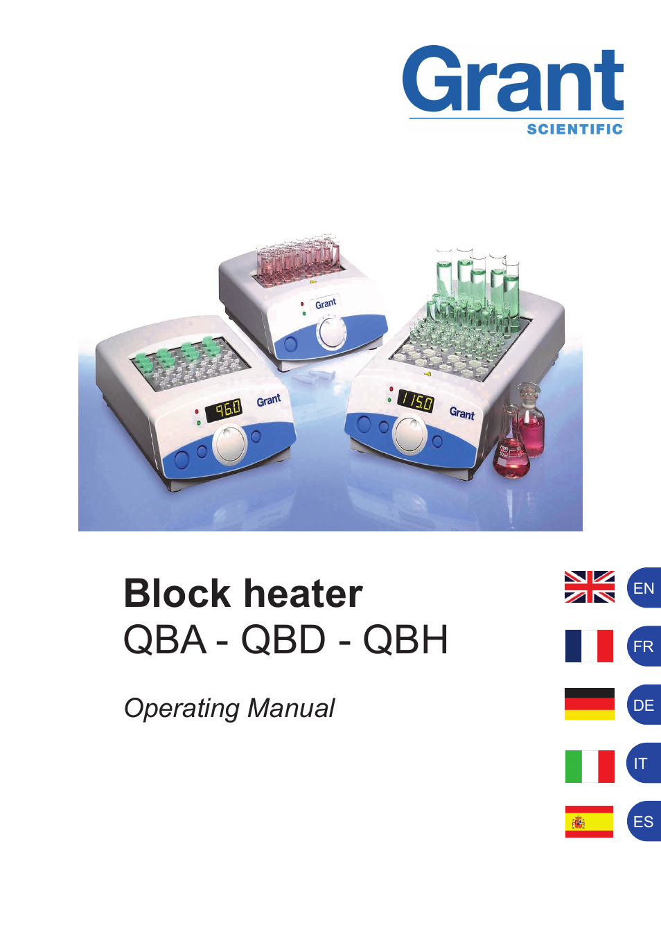 Grant Instruments QBH User Manual | 84 pages