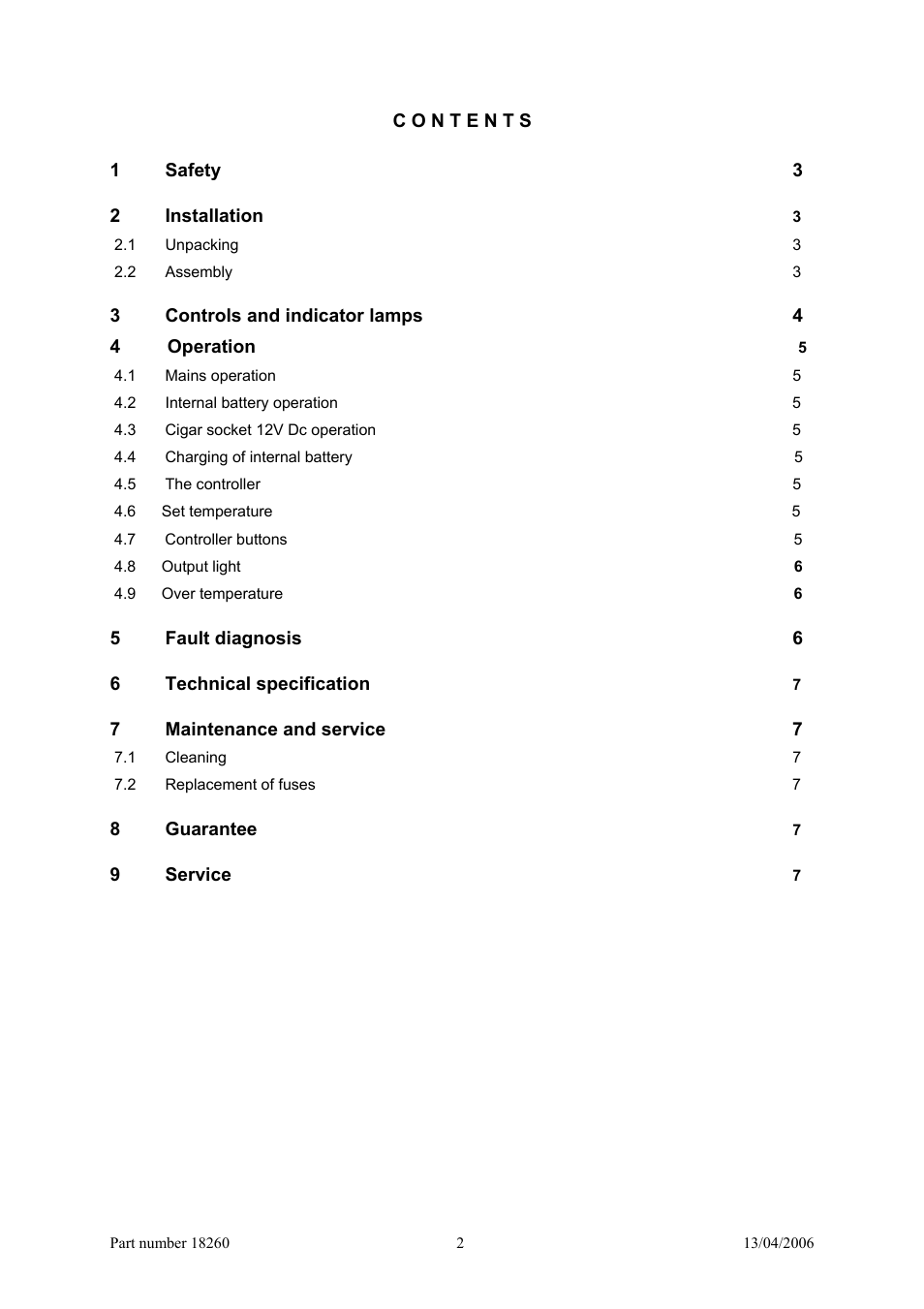 Grant Instruments Transportable Incubator User Manual | Page 2 / 8