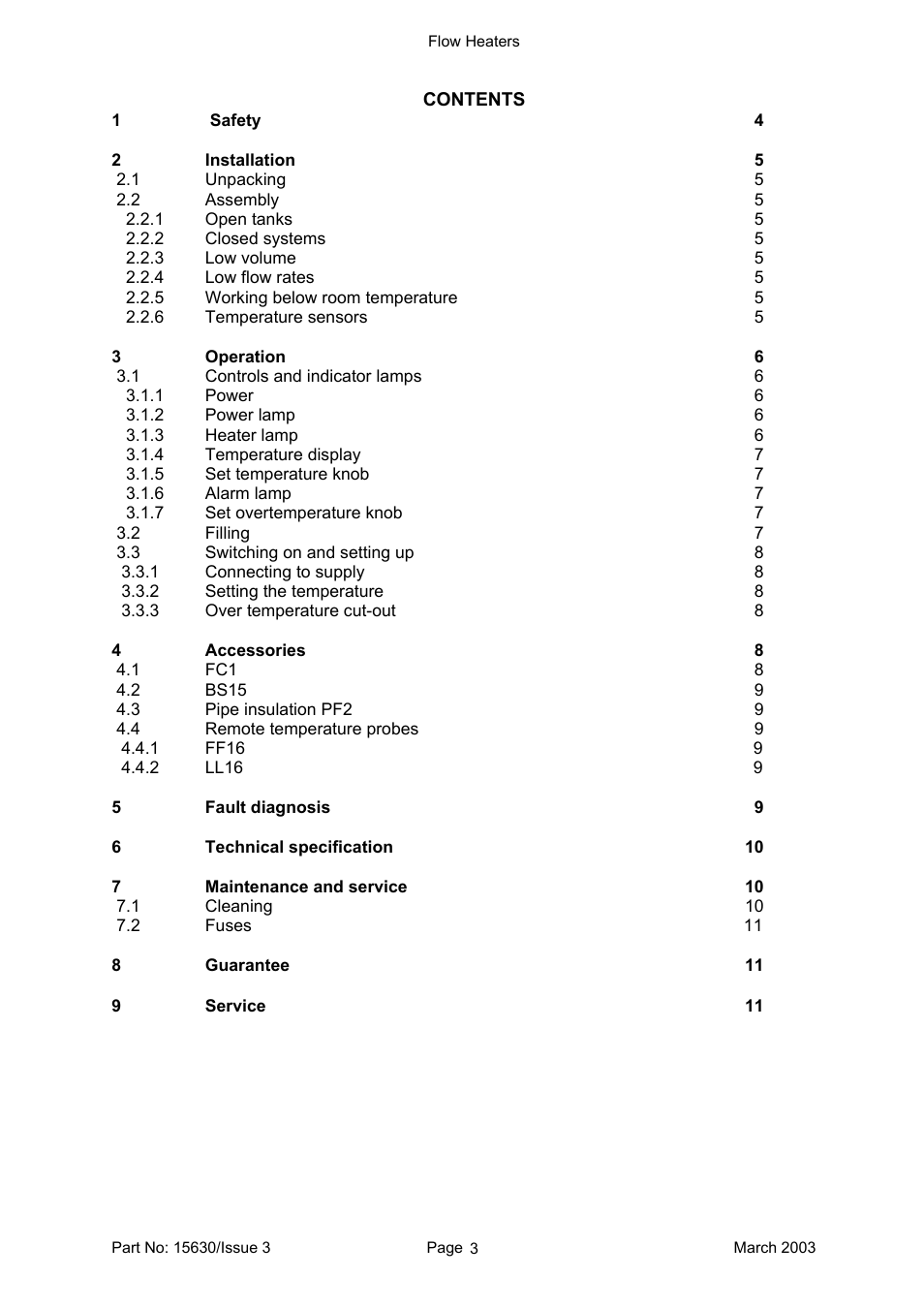 Grant Instruments FH16-D User Manual | Page 3 / 13
