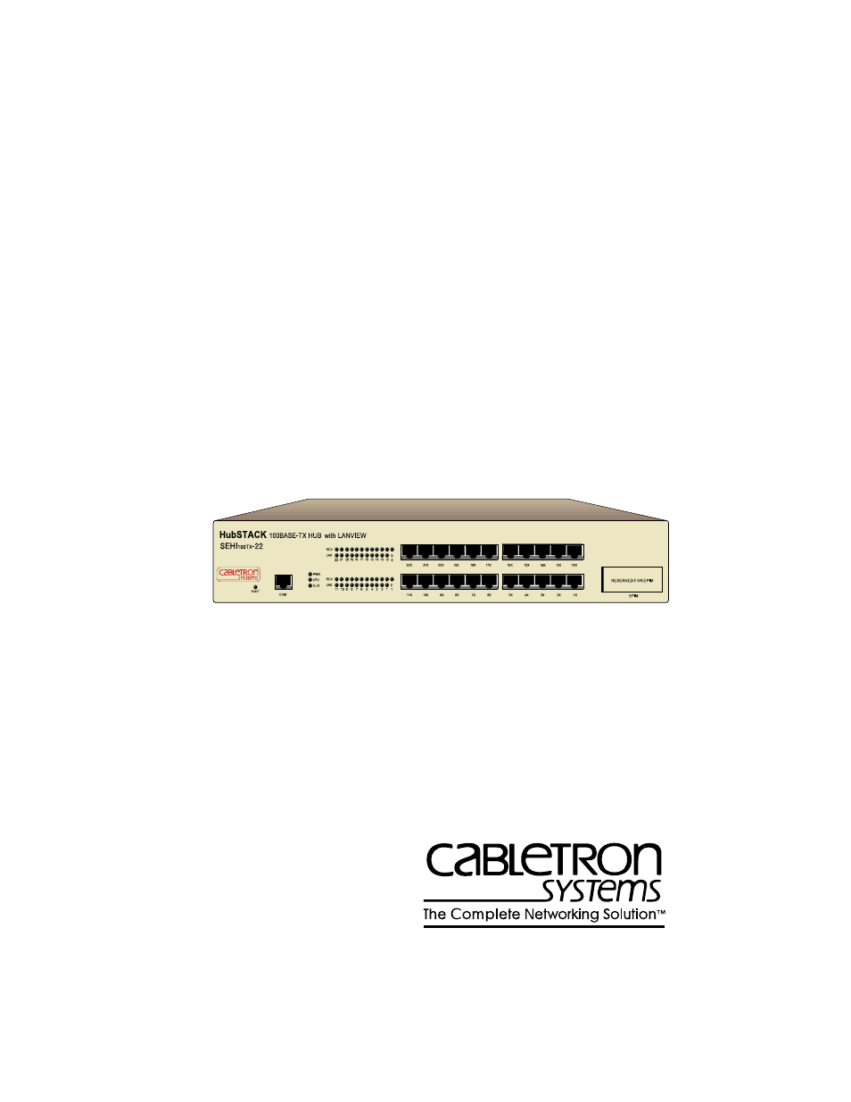 Cabletron Systems SEHI100TX-22 User Manual | 88 pages