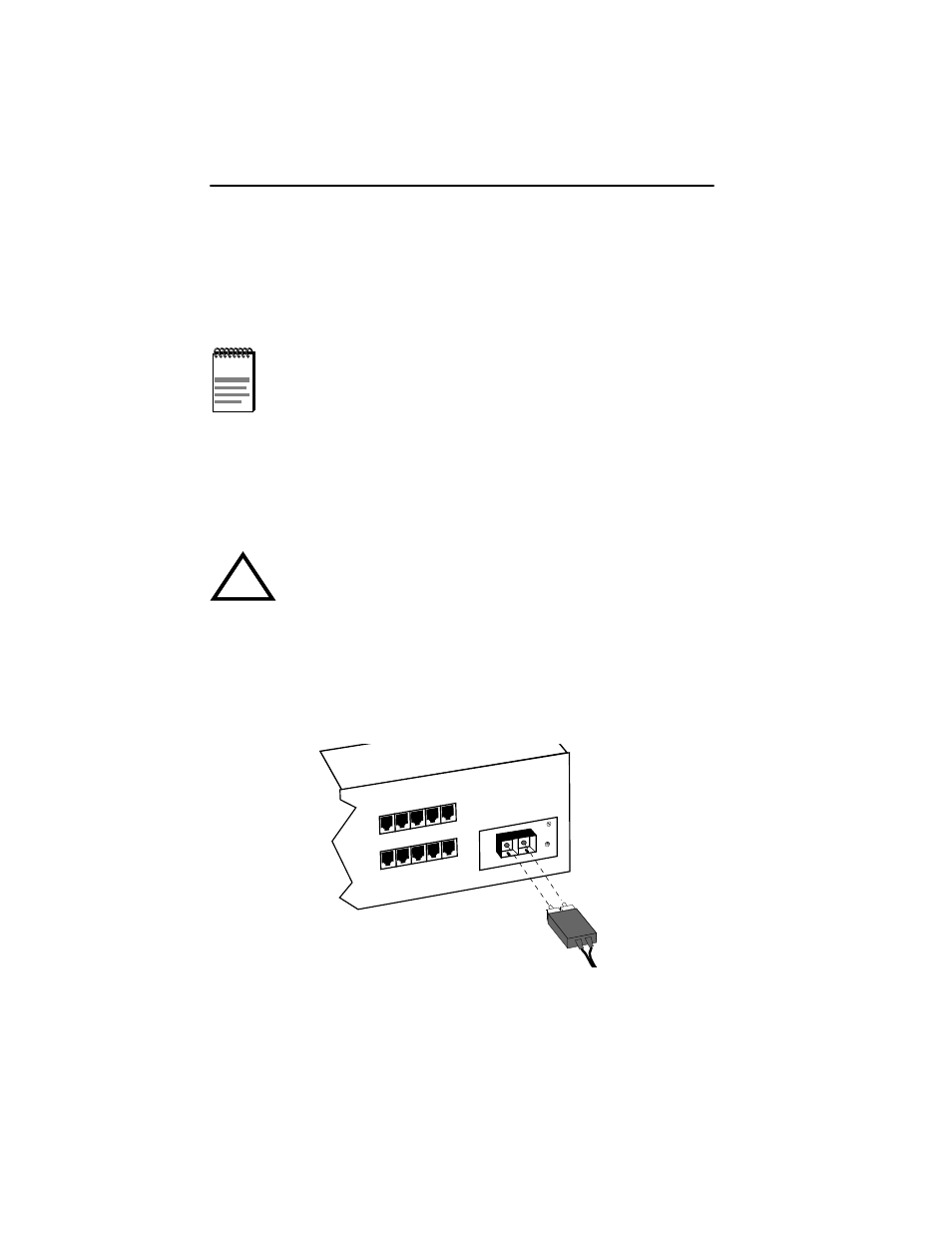 3 connecting to an epim-100fx or epim-100fmb, Connecting to an epim-100fx or epim-100fmb -4, Section 5.1.3 | Cabletron Systems SEHI100TX-22 User Manual | Page 40 / 88