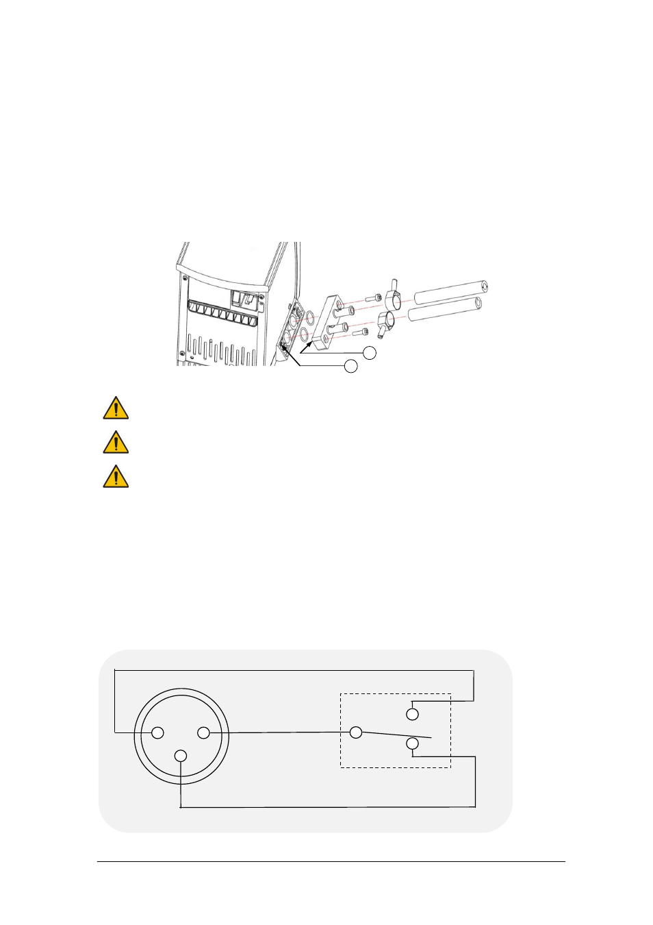 Using the control unit pump, Using the switch over relay ouput | Grant Instruments LTC4 User Manual | Page 11 / 44