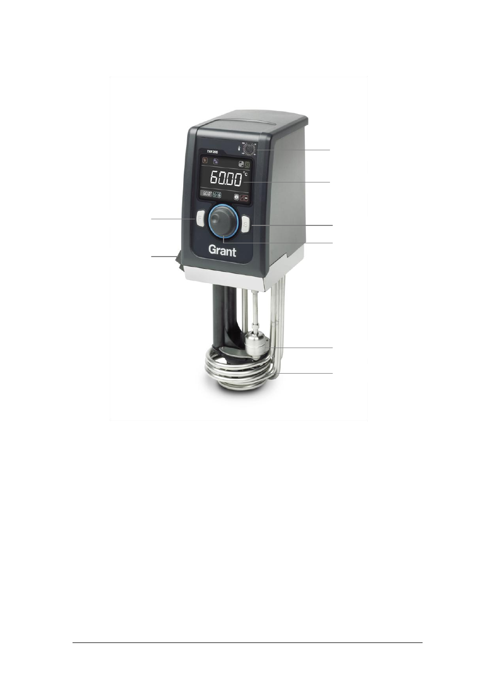 Using the ltc4, Product description, control unit, Product description, user interface and controls | Grant Instruments LTC4 User Manual | Page 13 / 44