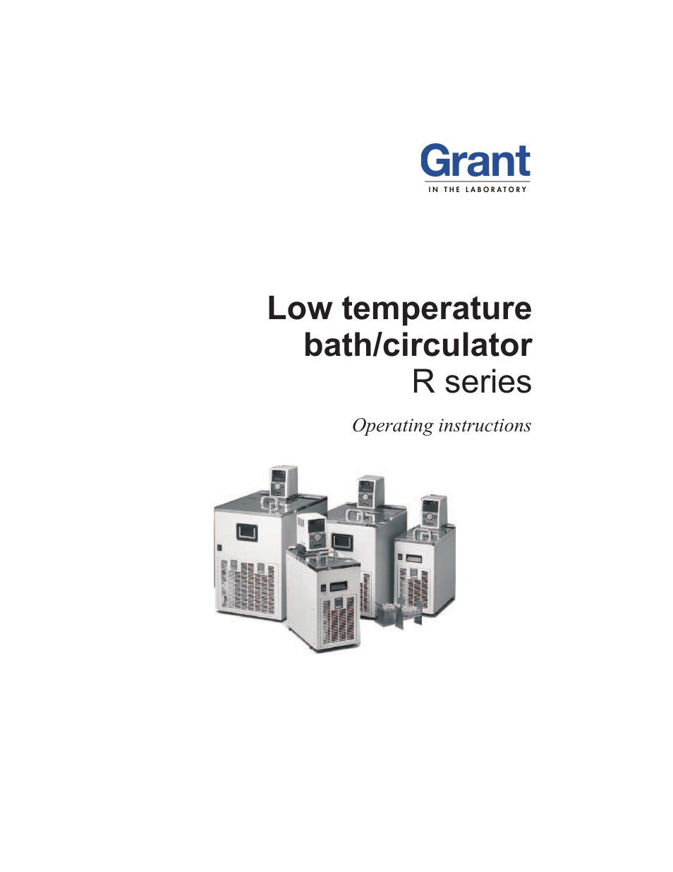 Grant Instruments TXF200 R User Manual | 24 pages