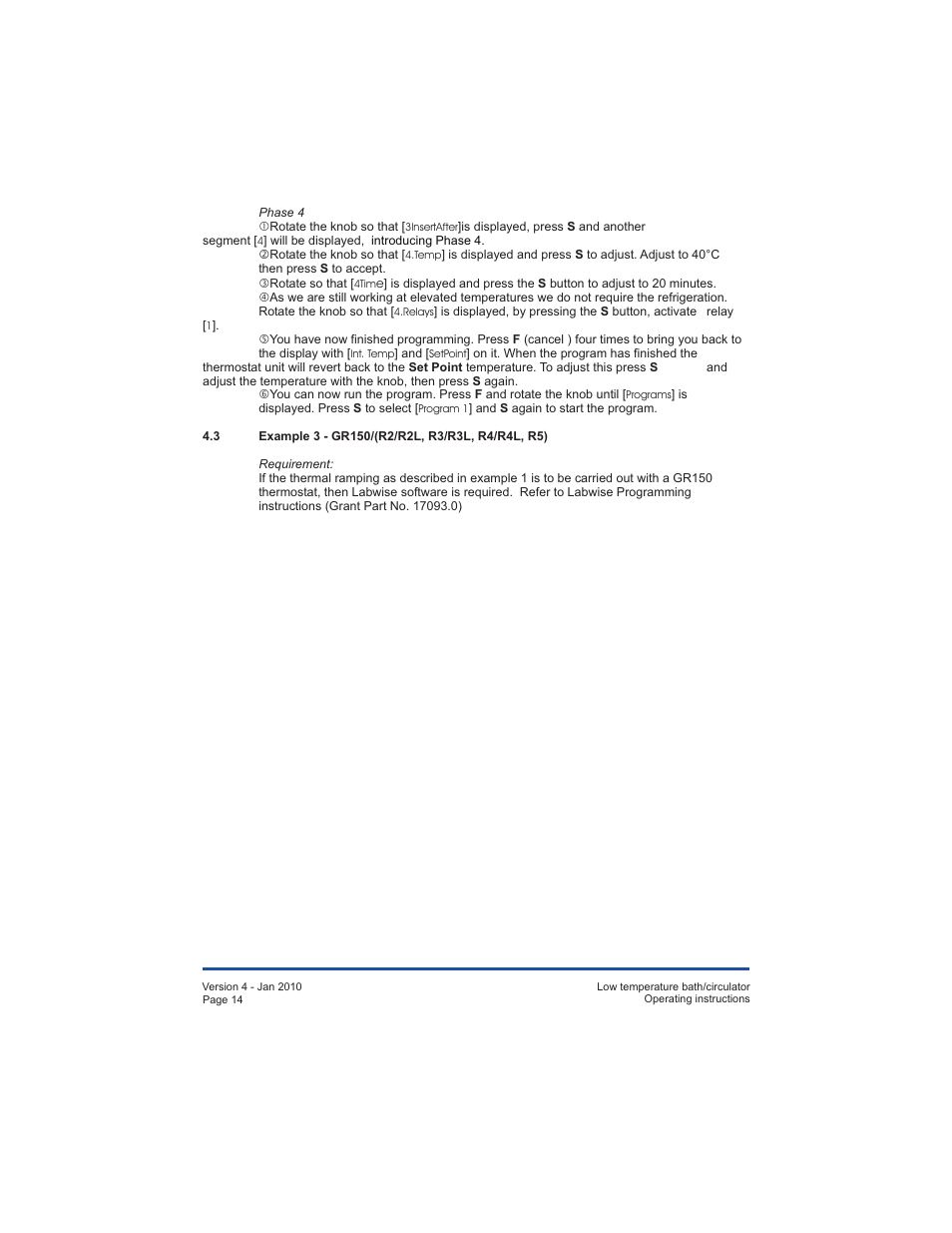 Grant Instruments TXF200 R User Manual | Page 14 / 24