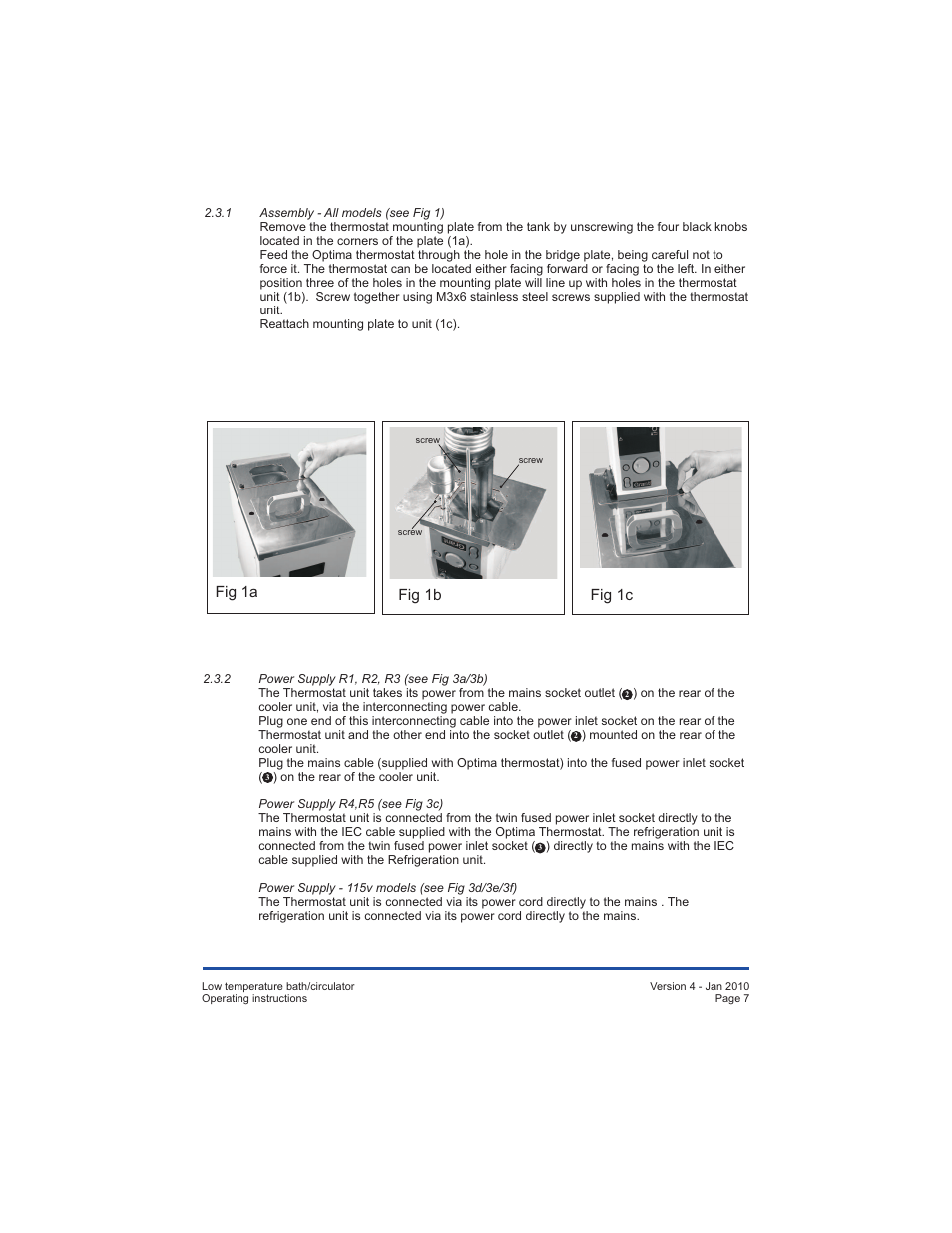 Fig 1a fig 1b fig 1c | Grant Instruments TXF200 R User Manual | Page 7 / 24