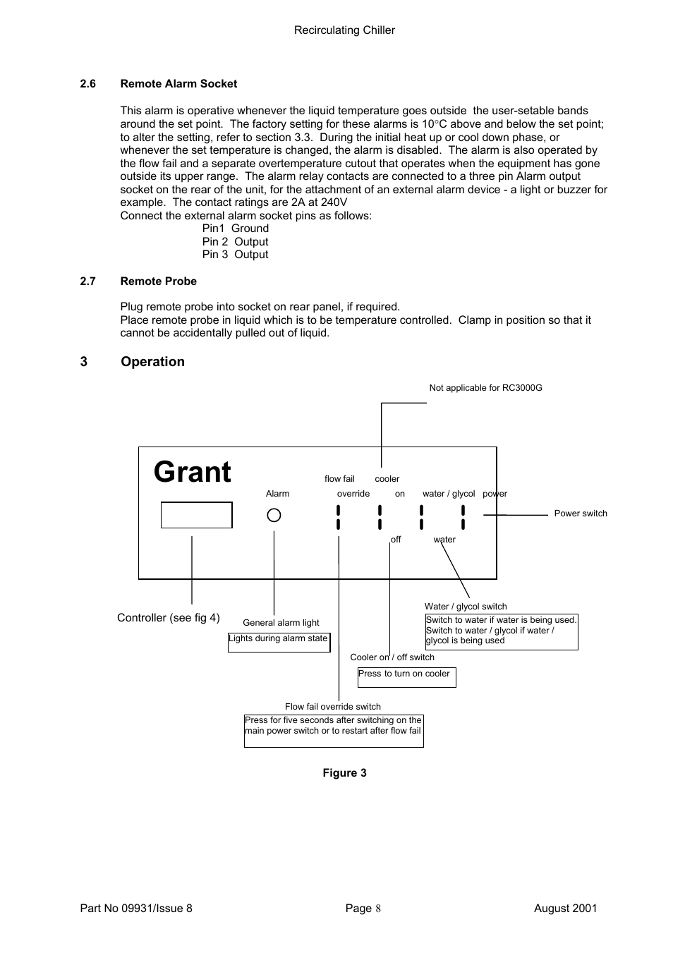 Grant | Grant Instruments RC User Manual | Page 8 / 16