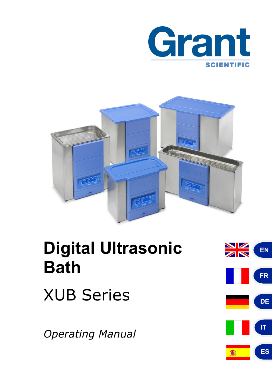 Grant Instruments XUB Series User Manual | 156 pages
