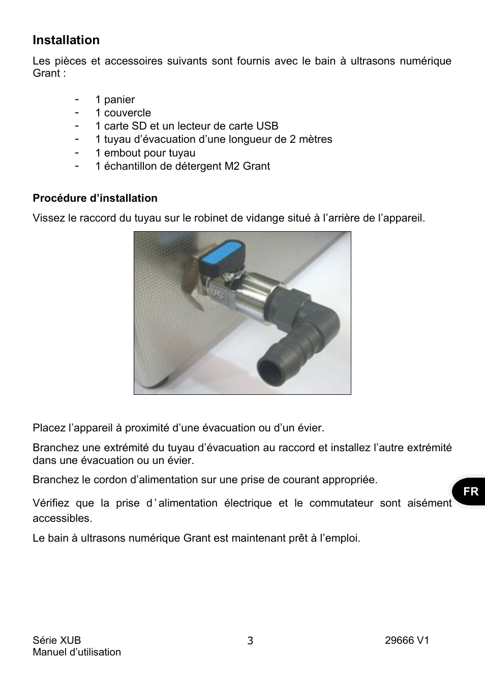 Installation | Grant Instruments XUB Series User Manual | Page 37 / 156