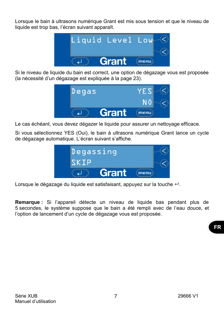 Grant Instruments XUB Series User Manual | Page 41 / 156