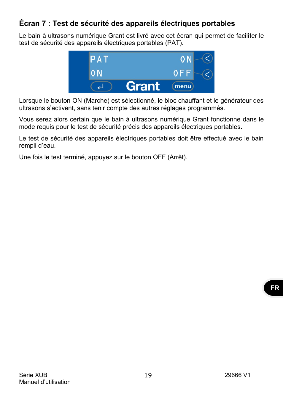 Grant Instruments XUB Series User Manual | Page 53 / 156