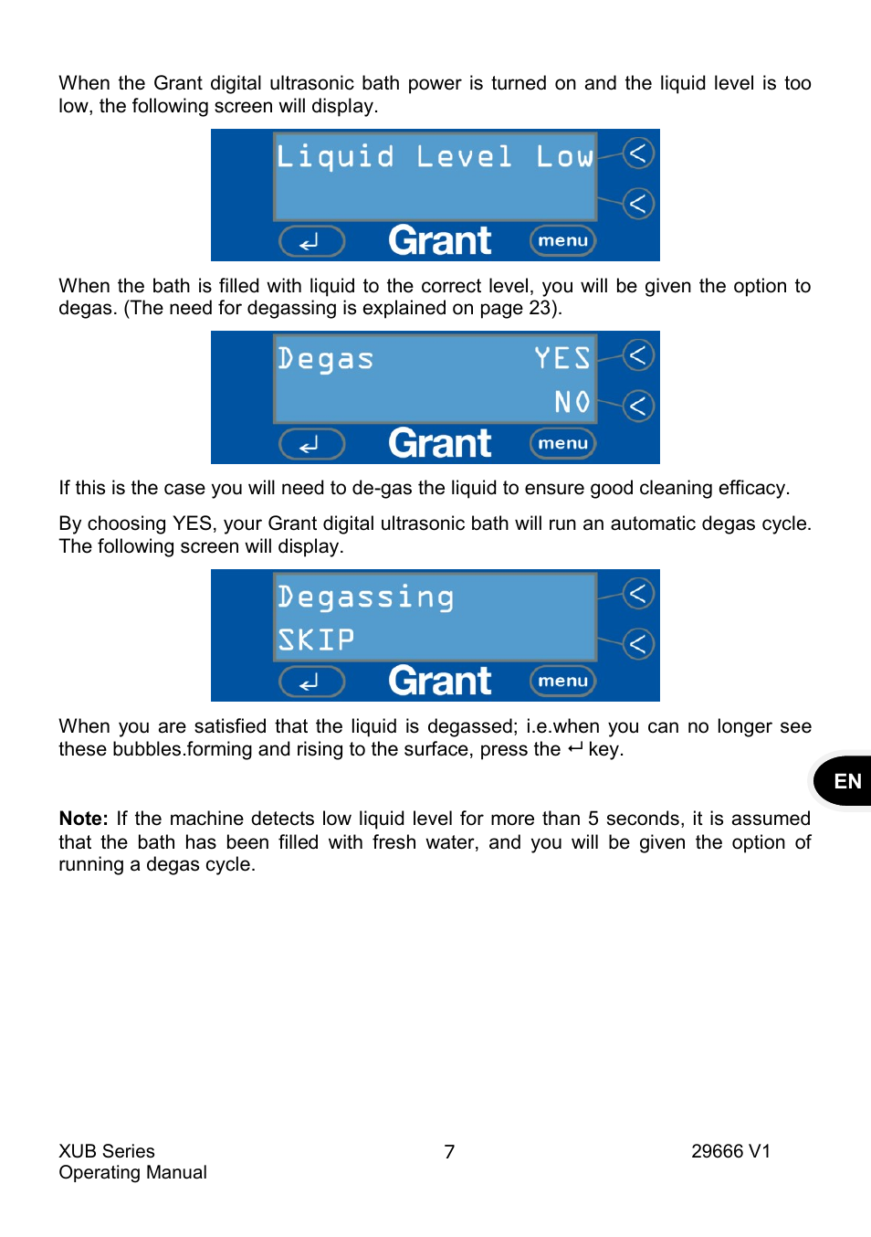 Grant Instruments XUB Series User Manual | Page 9 / 156