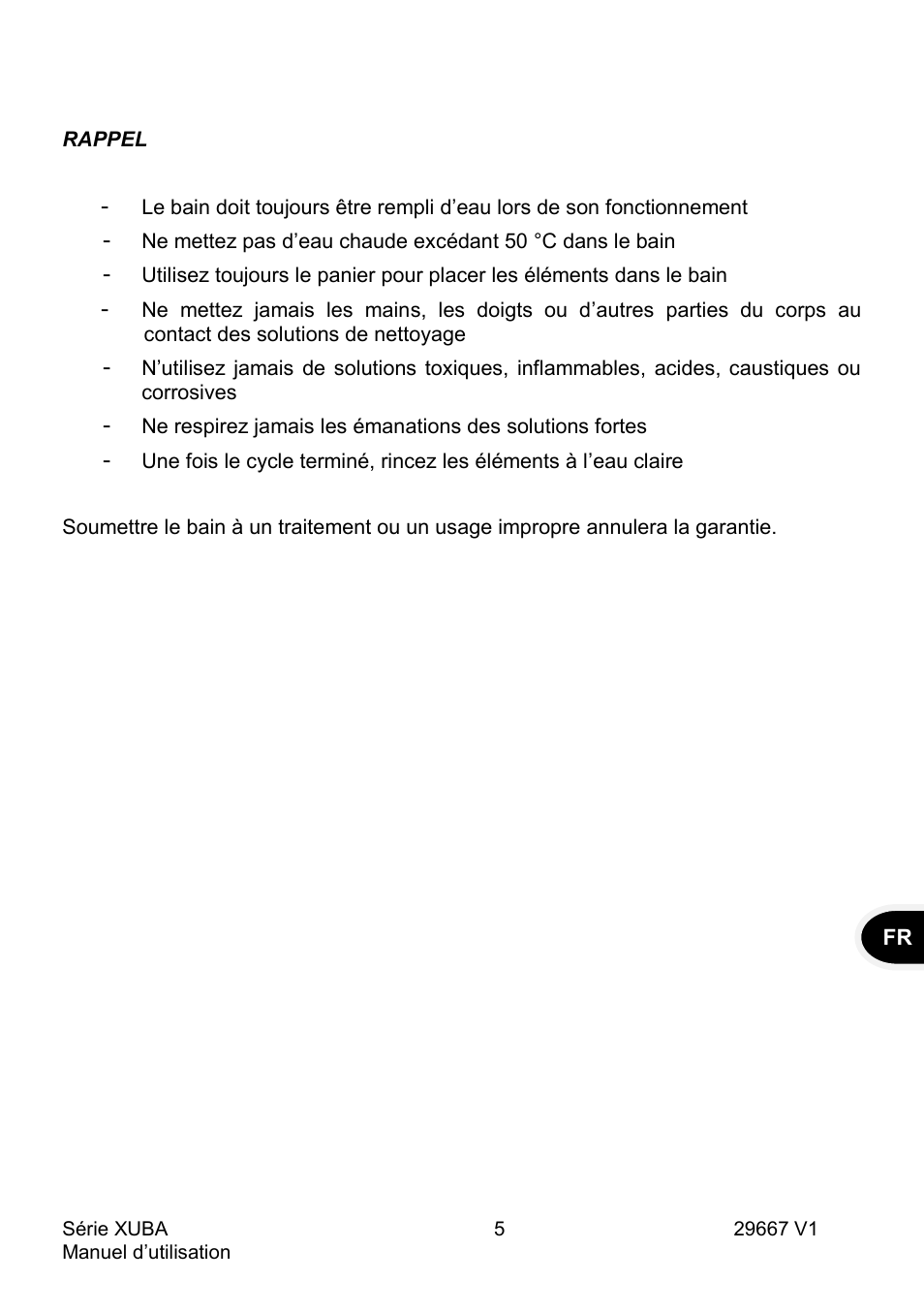 Grant Instruments XUBA Series User Manual | Page 25 / 94