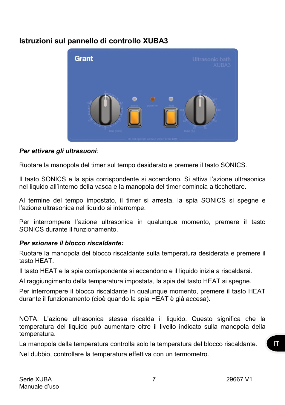 Grant Instruments XUBA Series User Manual | Page 63 / 94