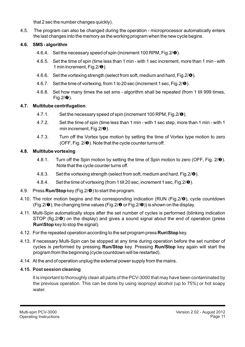 Grant Instruments PCV-3000 User Manual | Page 11 / 16