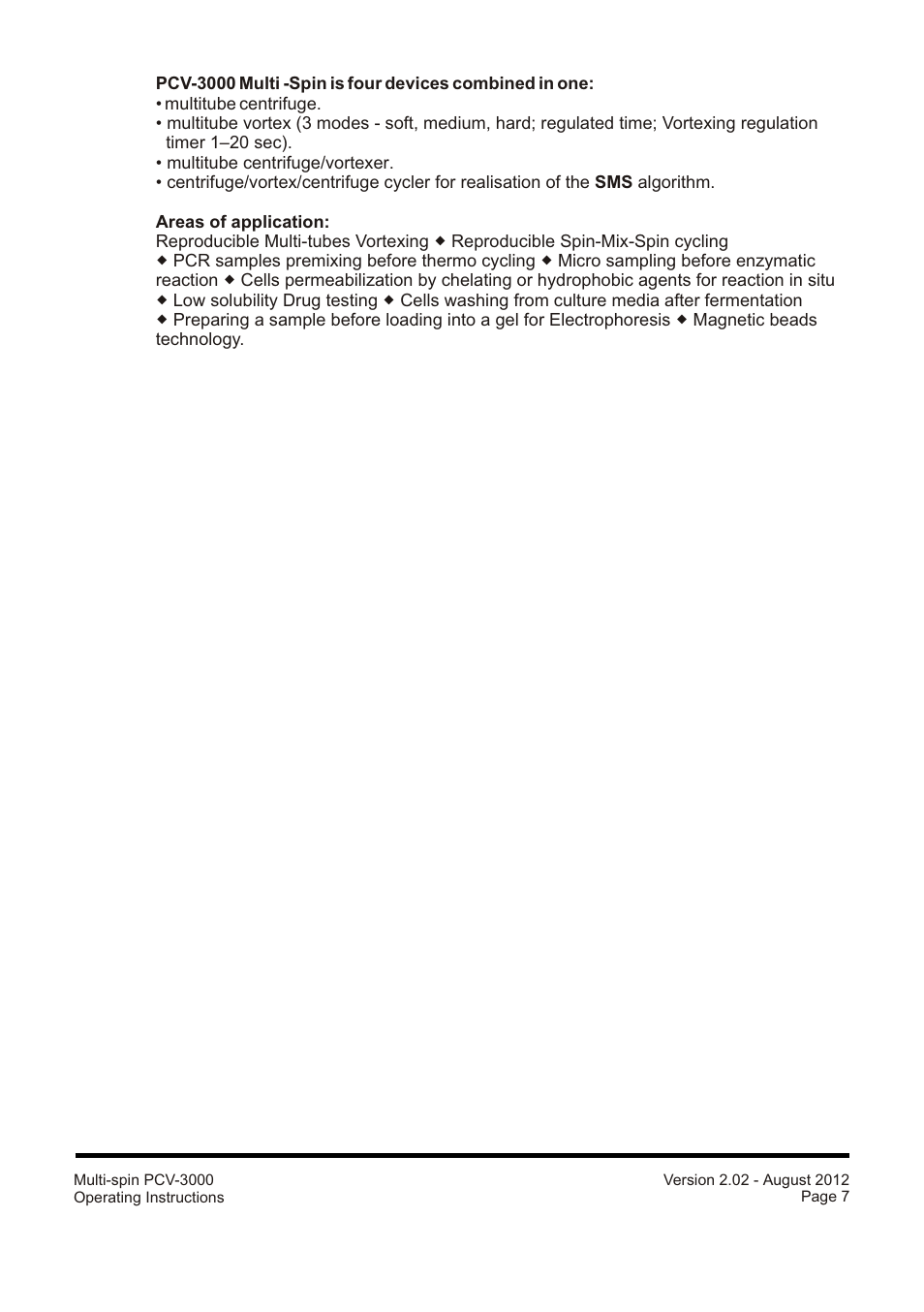 Grant Instruments PCV-3000 User Manual | Page 7 / 16