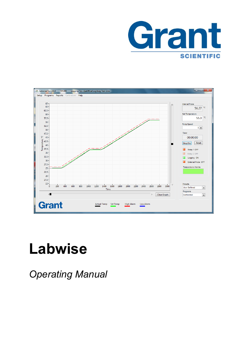 Grant Instruments Labwise User Manual | 24 pages
