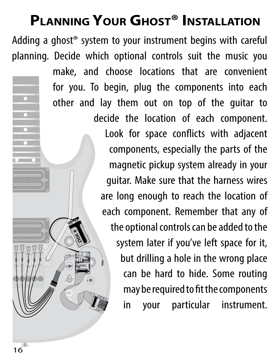 Graph Tech Ghost User Manual | Page 16 / 76