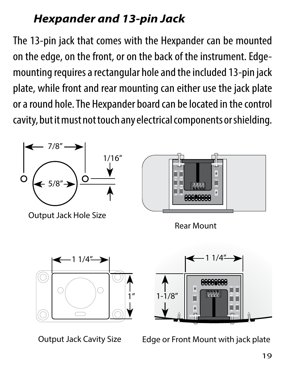 Graph Tech Ghost User Manual | Page 19 / 76