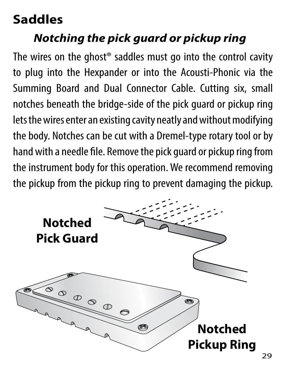 Graph Tech Ghost User Manual | Page 29 / 76