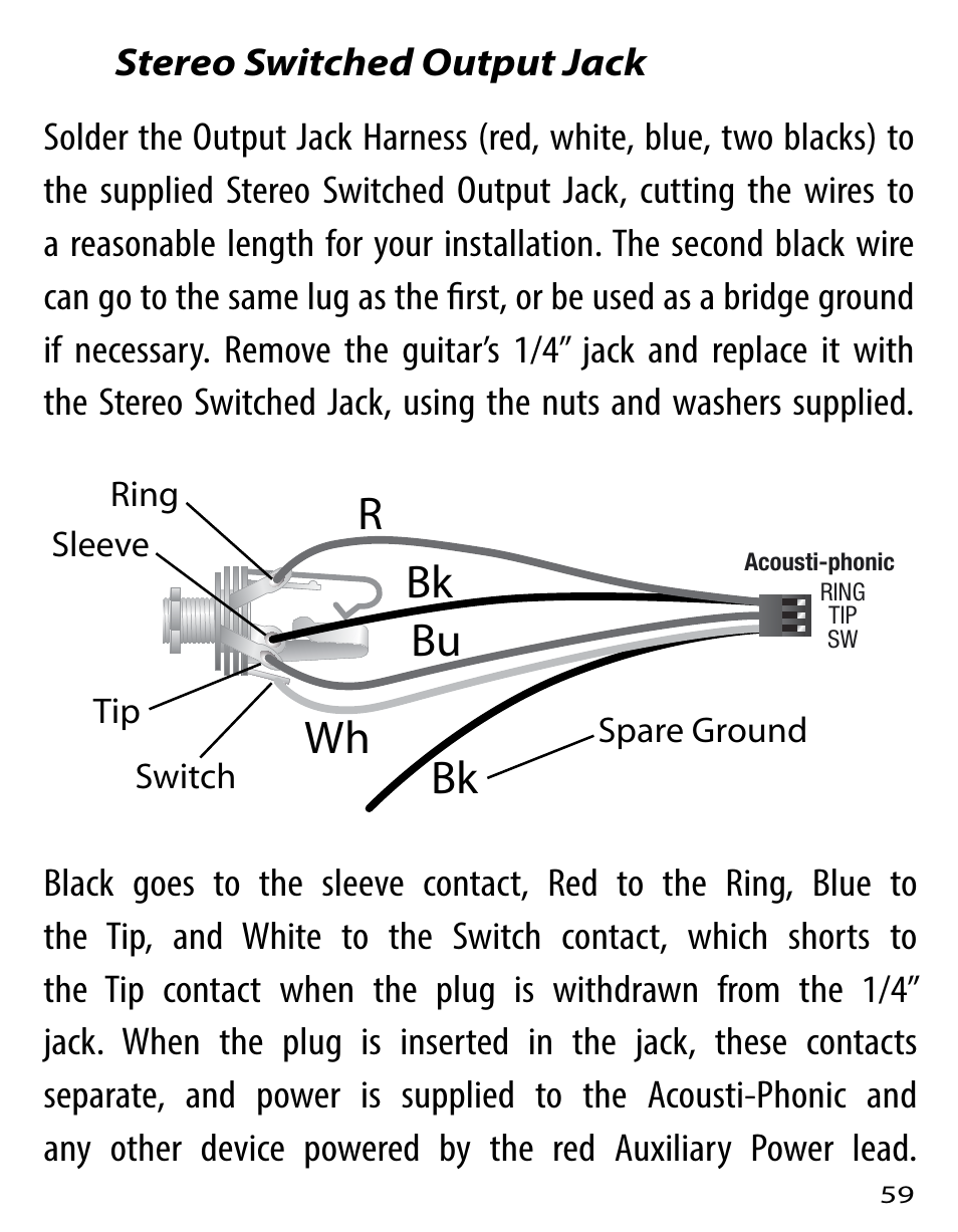 Wh bu r bk bk | Graph Tech Ghost User Manual | Page 59 / 76