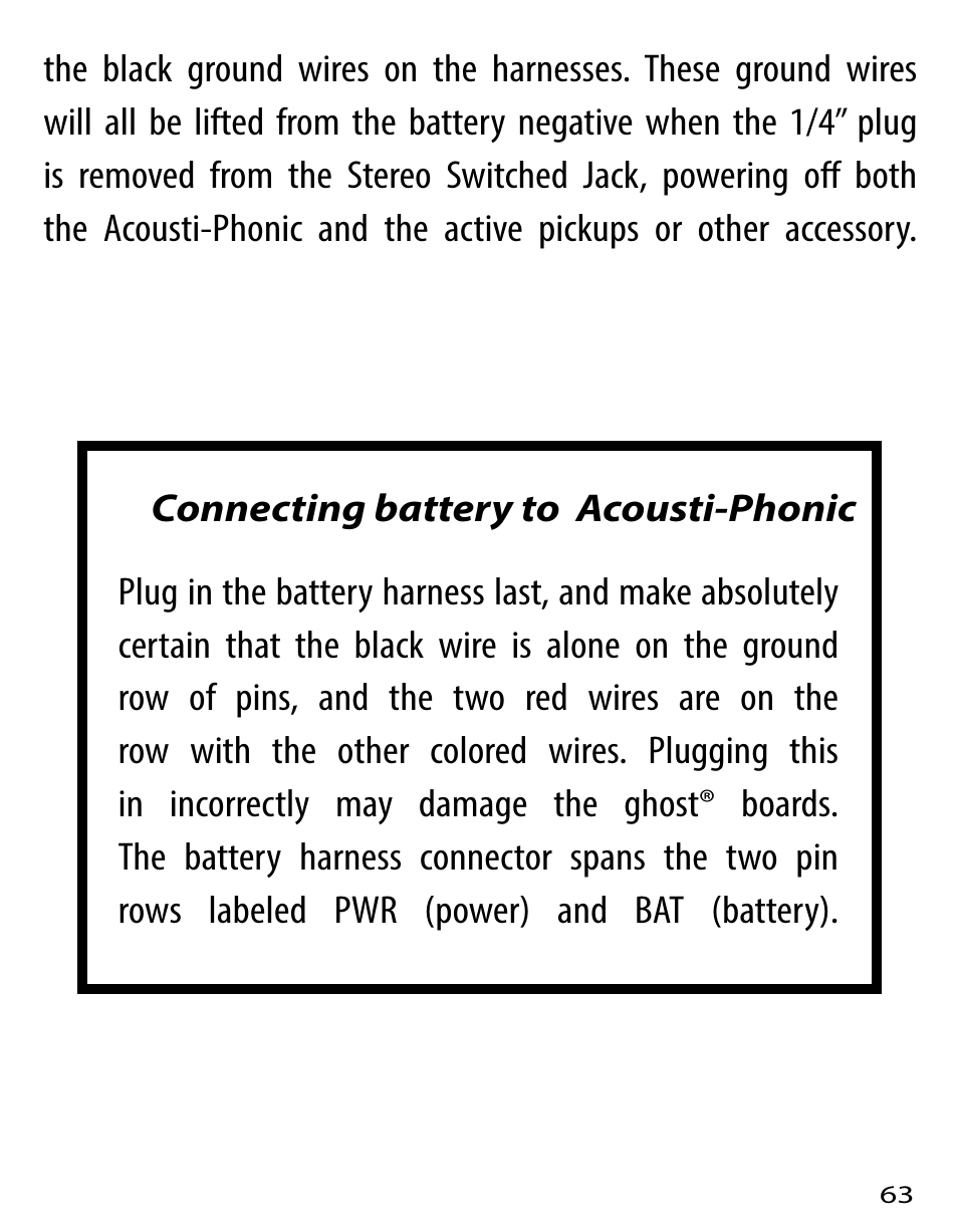 Graph Tech Ghost User Manual | Page 63 / 76